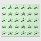 Papier Cadeau Conception de beautician Apple Green (Plat)