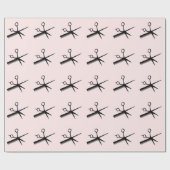 Papier Cadeau Conception de Beautician Rose (Plat)