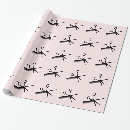 Papier Cadeau Conception de Beautician Rose (Déroulé)