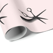 Papier Cadeau Conception de Beautician Rose (Coin rond)