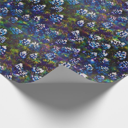 Papier Cadeau Conception de blitz Blue Bonnet du Texas (Coin)