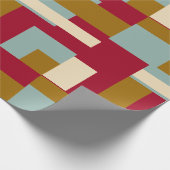 Papier Cadeau Conception de bloc rétro 3 (Coin)
