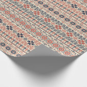 Papier Cadeau Conception de broderie de Palestina (Coin)