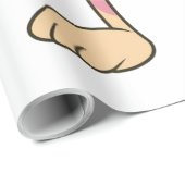 Papier Cadeau Conception de câlin de coeur de maman Kawaii (Coin rond)