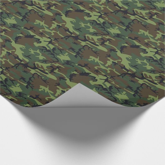 Papier Cadeau Conception de camouflage (Coin)