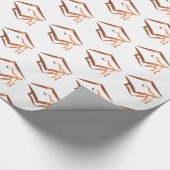 Papier Cadeau Conception de capuchon de graduation à l'aspect cu (Coin)