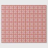 Papier Cadeau Conception de carreaux de brique et de maïs (Plat)