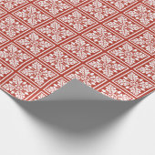 Papier Cadeau Conception de carreaux de brique et de maïs (Coin)