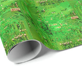 Papier Cadeau Conception de cartes de circuits (Coin rond)