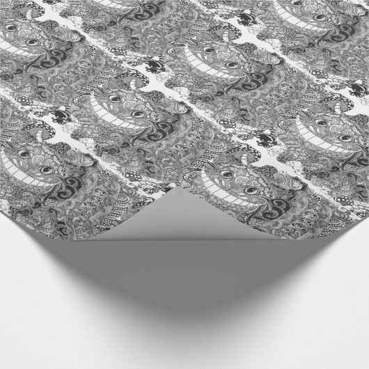 Papier Cadeau Conception de chat de Cheshire (Coin)