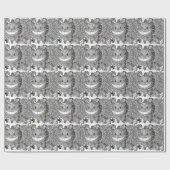 Papier Cadeau Conception de chat de Cheshire (Plat)