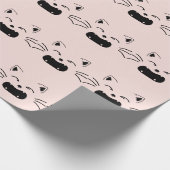 Papier Cadeau Conception de chat mignon | Illustration féline ad (Coin)