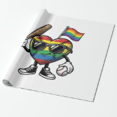 Papier Cadeau Conception de chemise de fierté de baseball de coe (Déroulé)