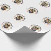 Papier Cadeau Conception de chemise d'impression de patte de ret (Coin)