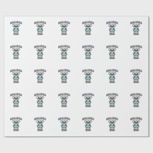 Papier Cadeau Conception de chemise Koalified Papa Mignon Koala 