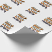 Papier Cadeau Conception de chemise moins classe de boisson drôl (Coin)