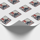 Papier Cadeau Conception de chemise vectorielle de drapeau de cr (Coin)