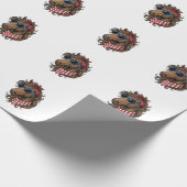Papier Cadeau Conception de chemise vectorielle de tête de cheva (Coin)