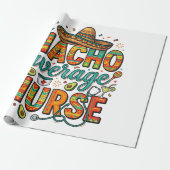 Papier Cadeau Conception de chemise vectorielle Nacho Average Nu (Déroulé)