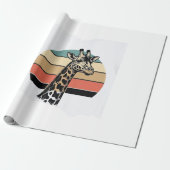Papier Cadeau Conception de chemise vectorielle Safari Coucher d (Déroulé)