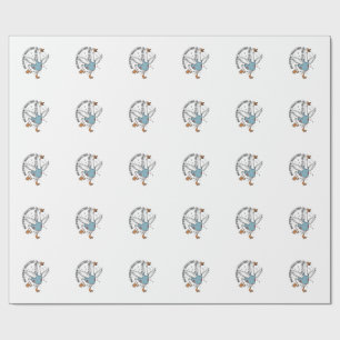 Papier Cadeau Conception de chemise vectorielle vintage Silly Go