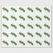 Papier Cadeau Conception de chenille (Plat)