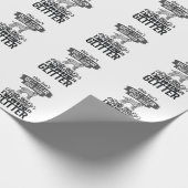 Papier Cadeau Conception de citation de cheveux de chien drôle d (Coin)