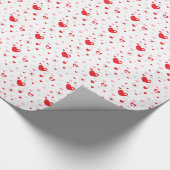 Papier Cadeau Conception de coeurs de la Saint-Valentin (Coin)
