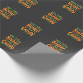 Papier Cadeau Conception de commerce de bonbons de sœur d'Hallow (Coin)