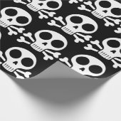 Papier Cadeau Conception de crâne de pirate (Coin)