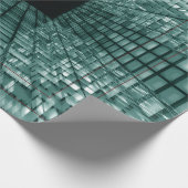 Papier Cadeau Conception de cube 3D numérique (Coin)