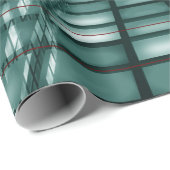 Papier Cadeau Conception de cube 3D numérique (Coin rond)