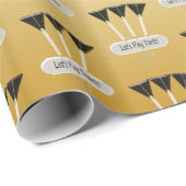 Papier Cadeau Conception de dards (Coin rond)