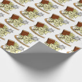 Papier Cadeau Conception de dés de classe (Coin)