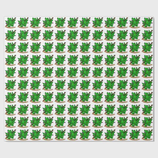 Papier Cadeau Conception de dés Druid (Plat)