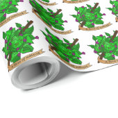 Papier Cadeau Conception de dés Druid (Coin rond)
