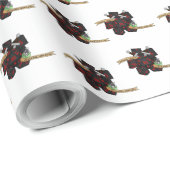 Papier Cadeau Conception de dés non fiables (Coin rond)