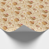 Papier Cadeau Conception de dessert de cuisson en spirale de cup (Coin)