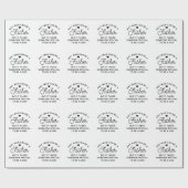 Papier Cadeau Conception de devis papa spécial (Plat)