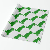 Papier Cadeau Conception de dinosaure T-Rex de n'importe quelle  (Déroulé)