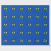 Papier Cadeau Conception de drapeau d'état du Nevada (Plat)