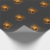 Papier Cadeau Conception de fantôme de pumpkin Booyah Halloween (Coin)