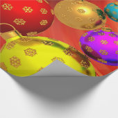 Papier Cadeau Conception de fête d'ornements d'arbre de Noël de (Coin)