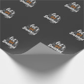 Papier Cadeau Conception de fête Halloween dévastée (Coin)