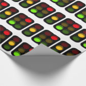 Papier Cadeau Conception de feux de signalisation (Coin)