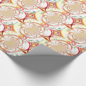 Papier Cadeau Conception de fractale abstraite dans les couleurs (Coin)