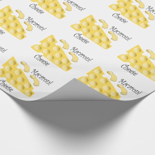 Papier Cadeau Conception de fromage Macaroni (Coin)