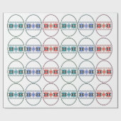 Papier Cadeau Conception de gens (Plat)