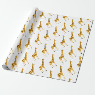 Papier Cadeau Conception de girafe