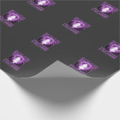 Papier Cadeau Conception de Halloween pour filles comme des sorc (Coin)